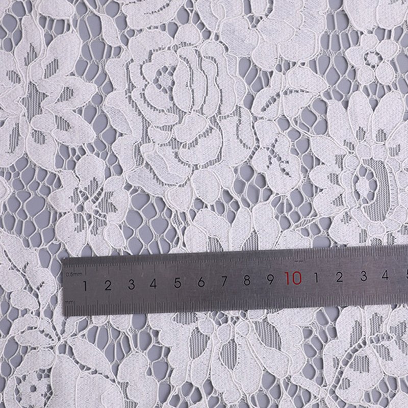 Lace Trim Lace Fabric White Nylon for Apparel Wholesale Supplier 5