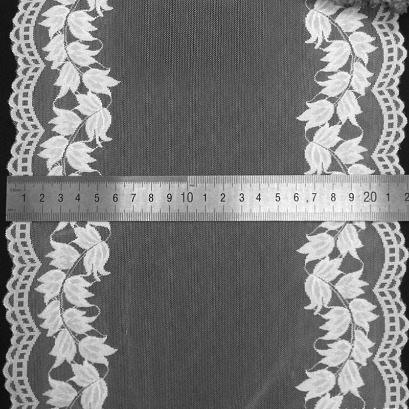 Bridal Lingerie Lace Trim Nylon Warp Knit Lace Fabric for Lingerie Who
