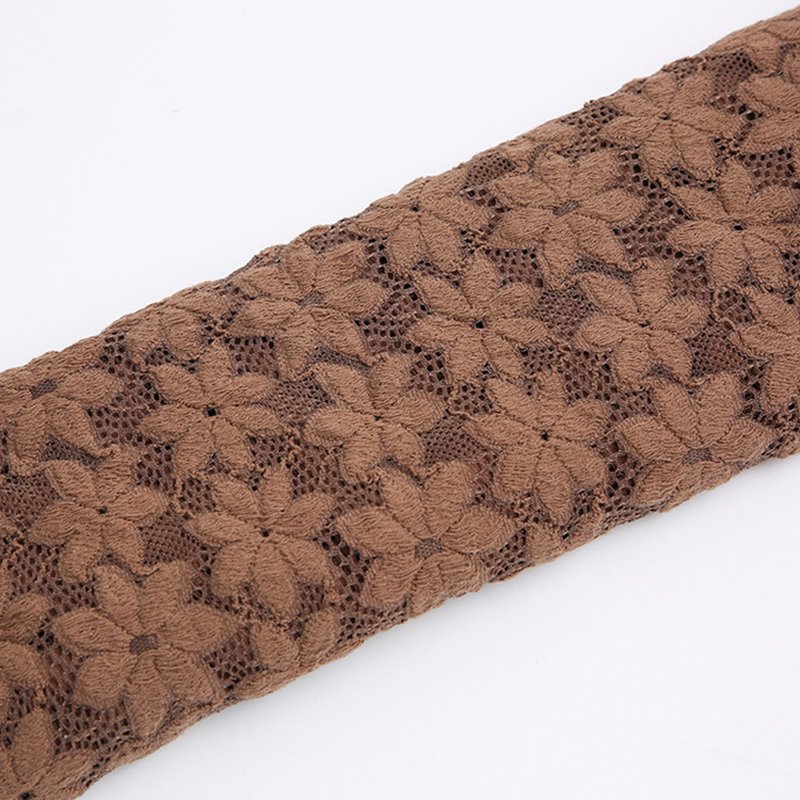 Lace Fabric Dress Polyester Warp Knit for Women's Wear Wholesale Suppl 9