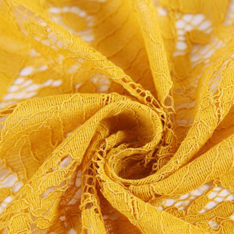 Lace Fabric Dress Cutwork Nylon for Women's Wear Wholesale Supplier 3