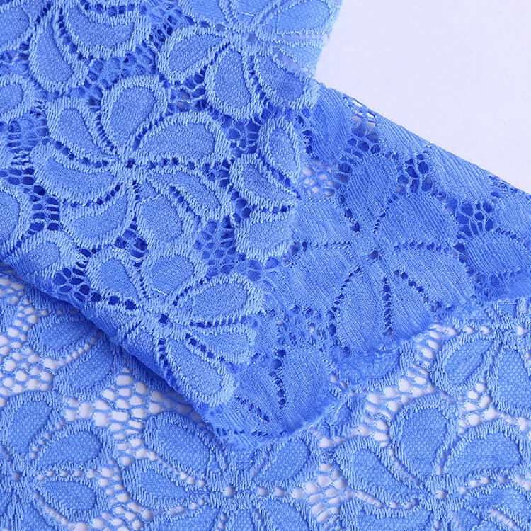 Lace Trim Lace Fabric Sunflower Nylon Warp Knit for Women's Wear Whole