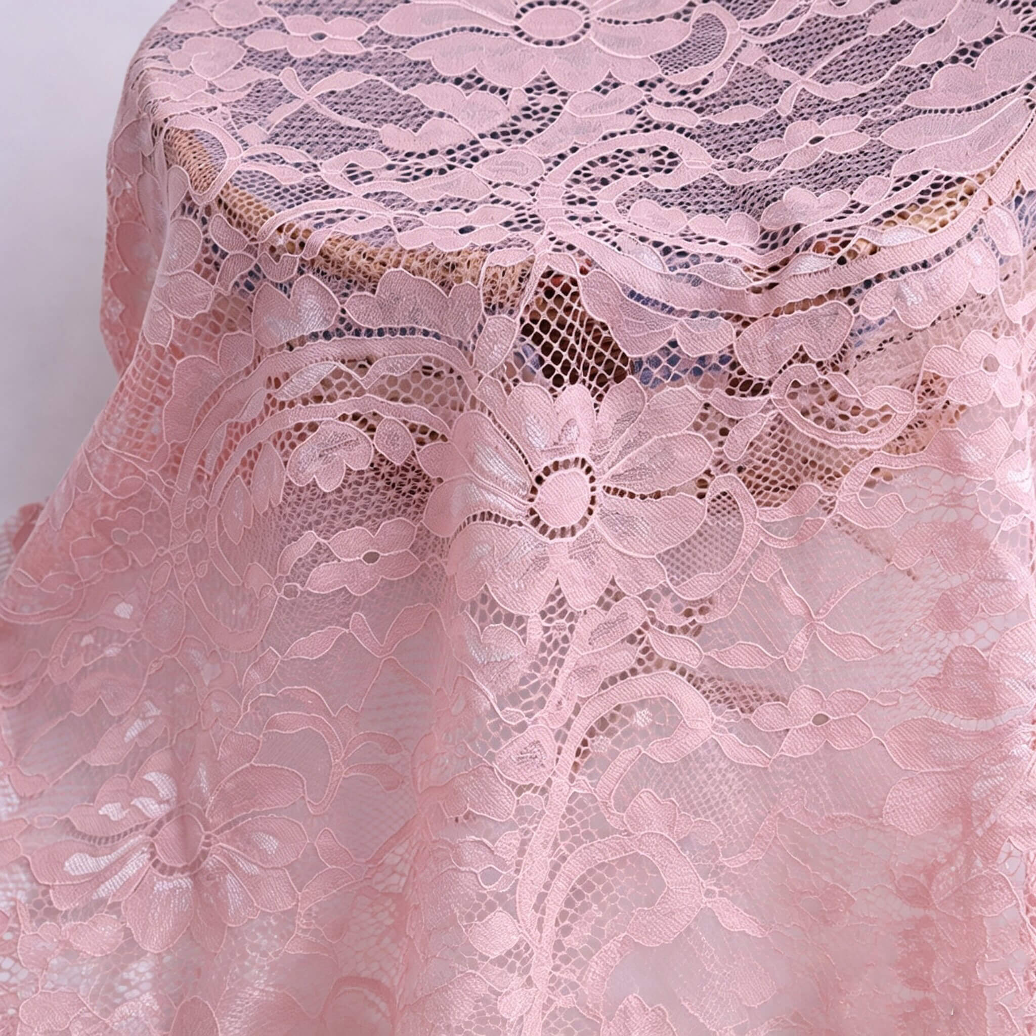 Lace Fabric Floral Large Floral Nylon Warp Knit for Women's Wear Whole