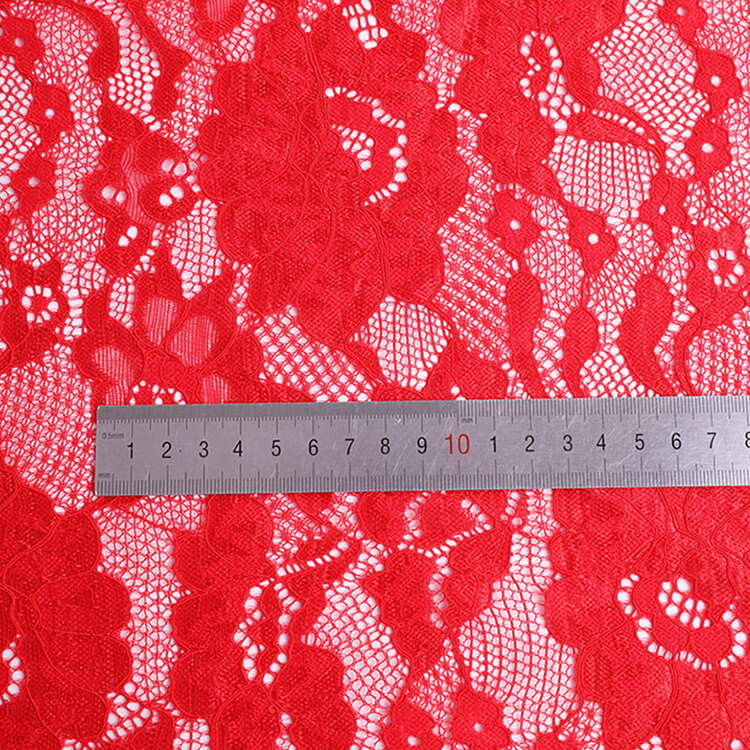 Lace Fabric Nylon Warp Knit for Women's Wear Wholesale Supplier 5