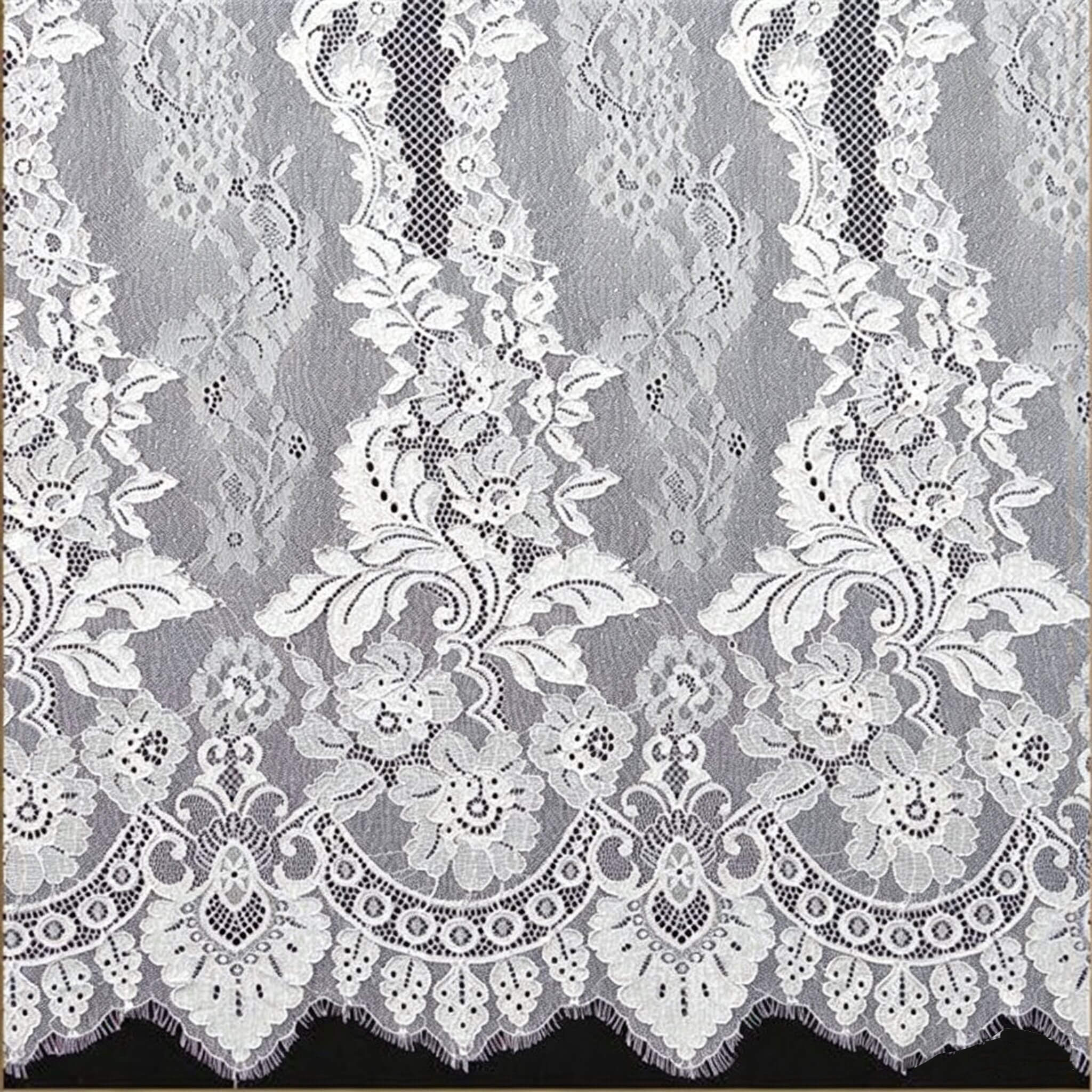 Lace Trim Lace Fabric Eyelash for Women's Wear Wholesale Supplier