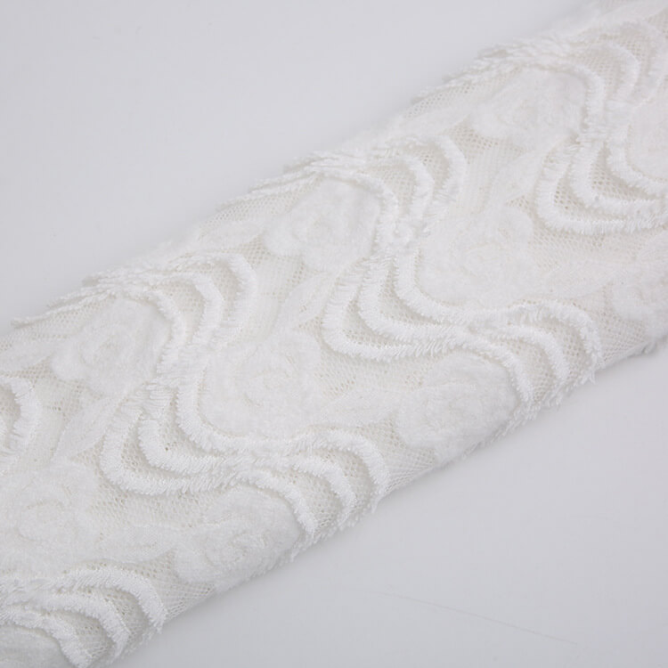 Lace Fabric Dress Feather Nylon Brushed for Women's Wear Wholesale Sup 7