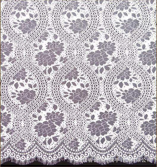 Lace Trim Lace Fabric Eyelash for Women's Wear Wholesale Supplier