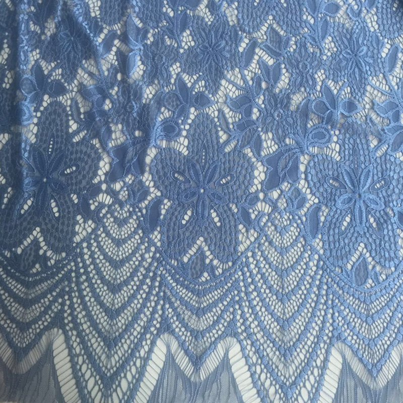 Lace Trim Lace Fabric Eyelash Nylon for Apparel Wholesale Supplier