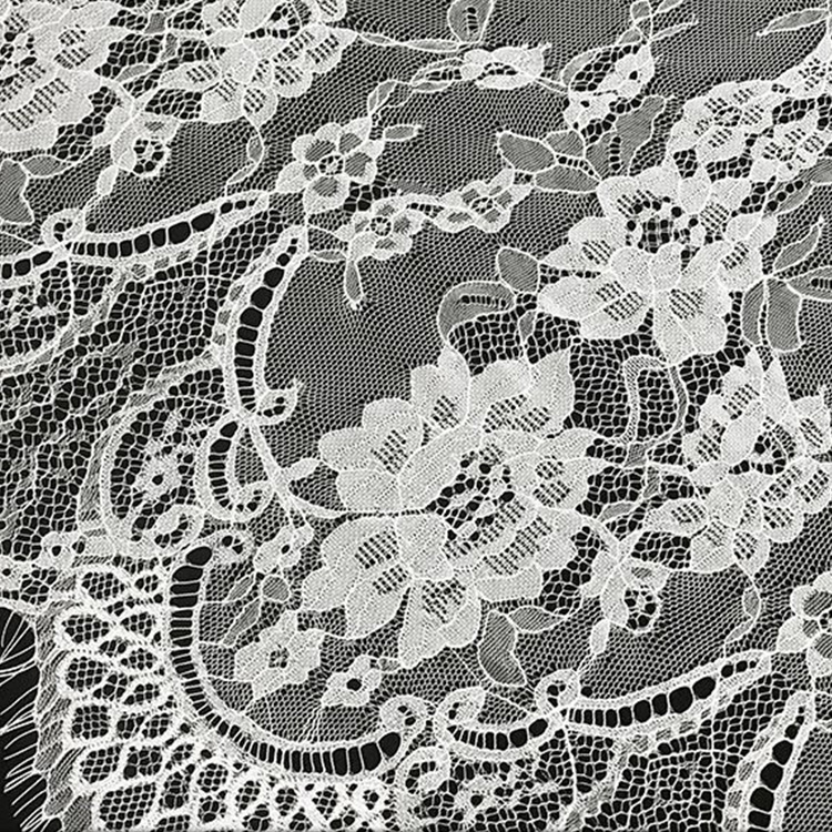 Lace Fabric Dress Eyelash Polyester for Women's Wear Wholesale Supplie