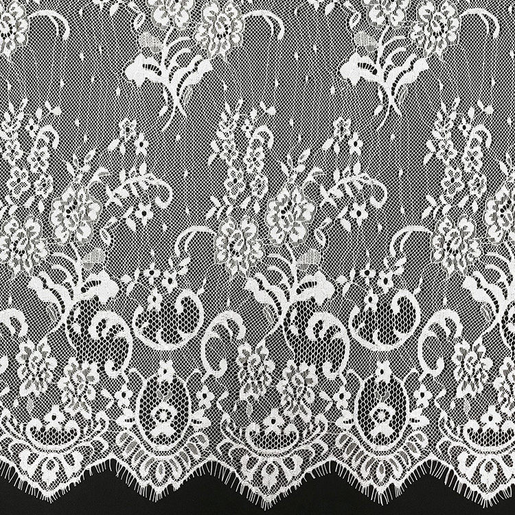 Lace Fabric Dress Eyelash Polyester for Women's Wear Wholesale Supplie 26