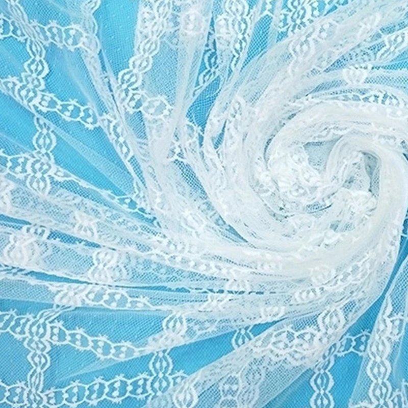 Lace Fabric Dress Cutwork Nylon for Women's Wear Wholesale Supplier