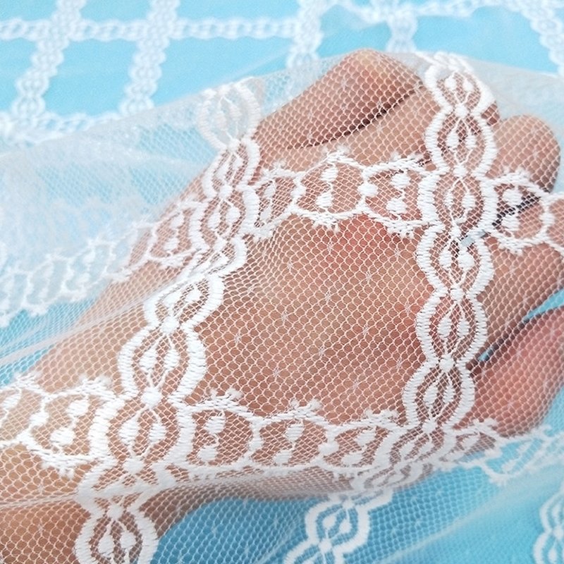 Lace Fabric Dress Cutwork Nylon for Women's Wear Wholesale Supplier 5