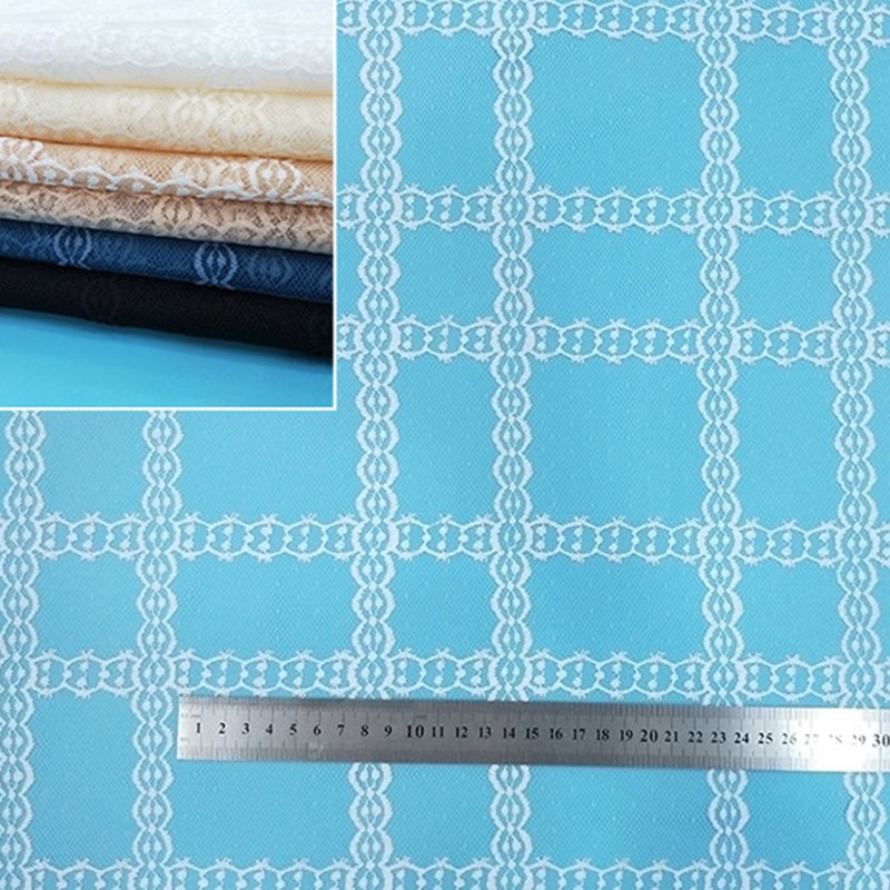 Lace Fabric Dress Cutwork Nylon for Women's Wear Wholesale Supplier 7