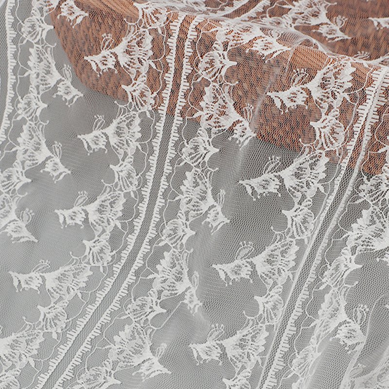 Lace Fabric Embroidered Fabric Bridal Polyester for Bridal Wholesale S