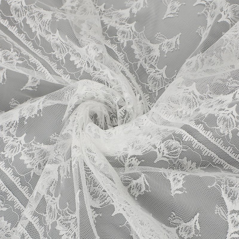 Lace Fabric Embroidered Fabric Bridal Polyester for Bridal Wholesale S