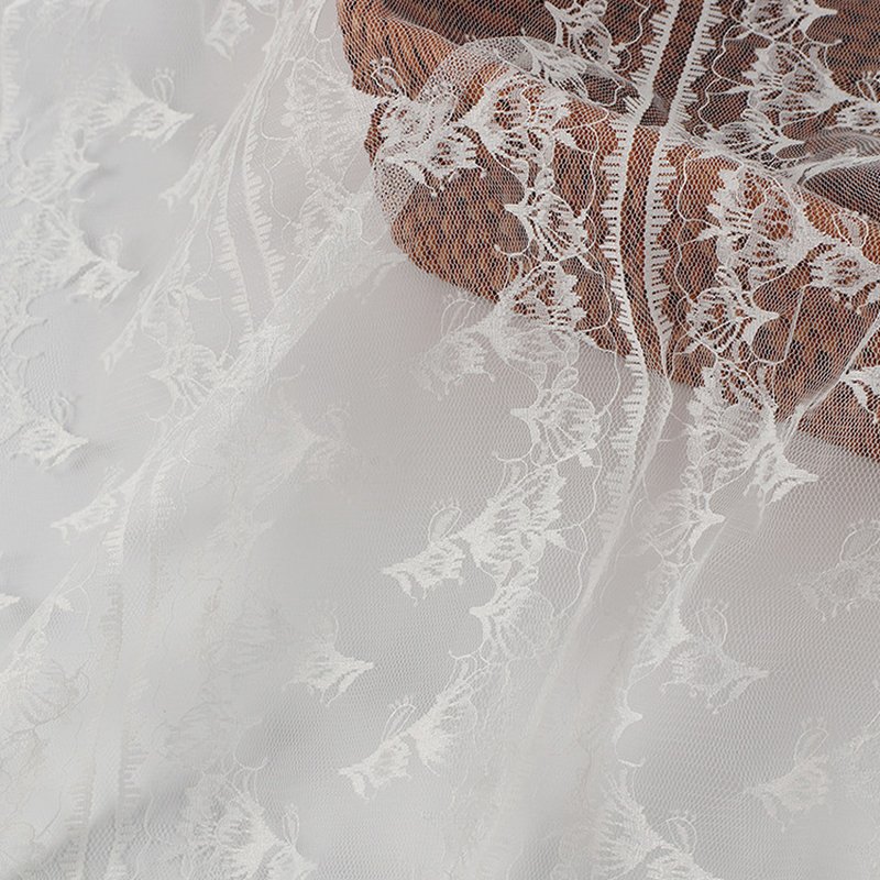 Lace Fabric Embroidered Fabric Bridal Polyester for Bridal Wholesale S 6