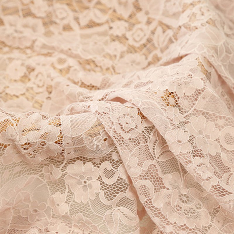 Lace Fabric Cutwork Women's Nylon for Women's Wear Wholesale Supplier 8