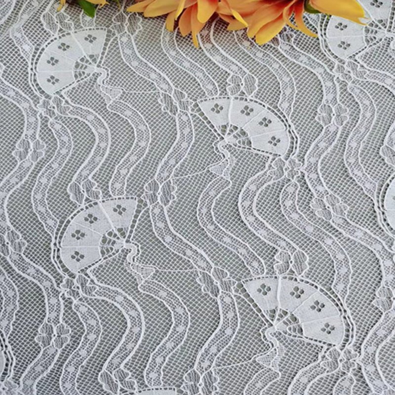 Lace Fabric Dress Cutwork Nylon for Women's Wear Wholesale Supplier 4