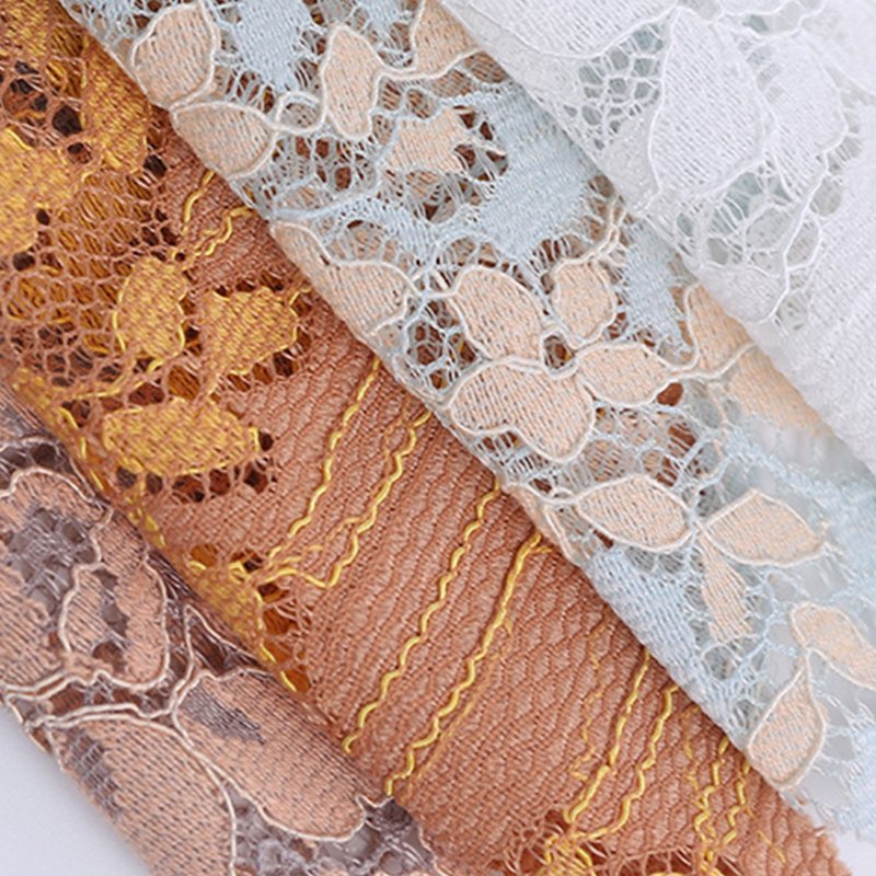 Lace Fabric Dress Nylon for Women's Wear Wholesale Supplier 8