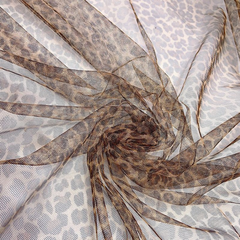 Lace Fabric Eyelet Printed Polyester for Women's Wear Wholesale Suppli 4