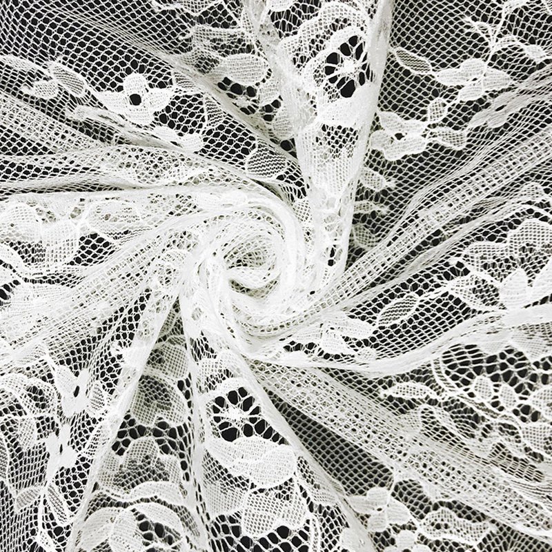 Lace Trim Rose Floral Nylon Lace Fabric for Loungewear Wholesale Suppl