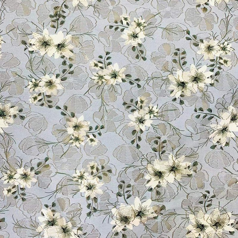 Lace Fabric Printed Polyester Warp Knit for Women's Wear Wholesale Sup 3