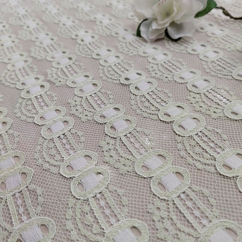 Lace Fabric Dress Nylon Warp Knit for Women's Wear Wholesale Supplier