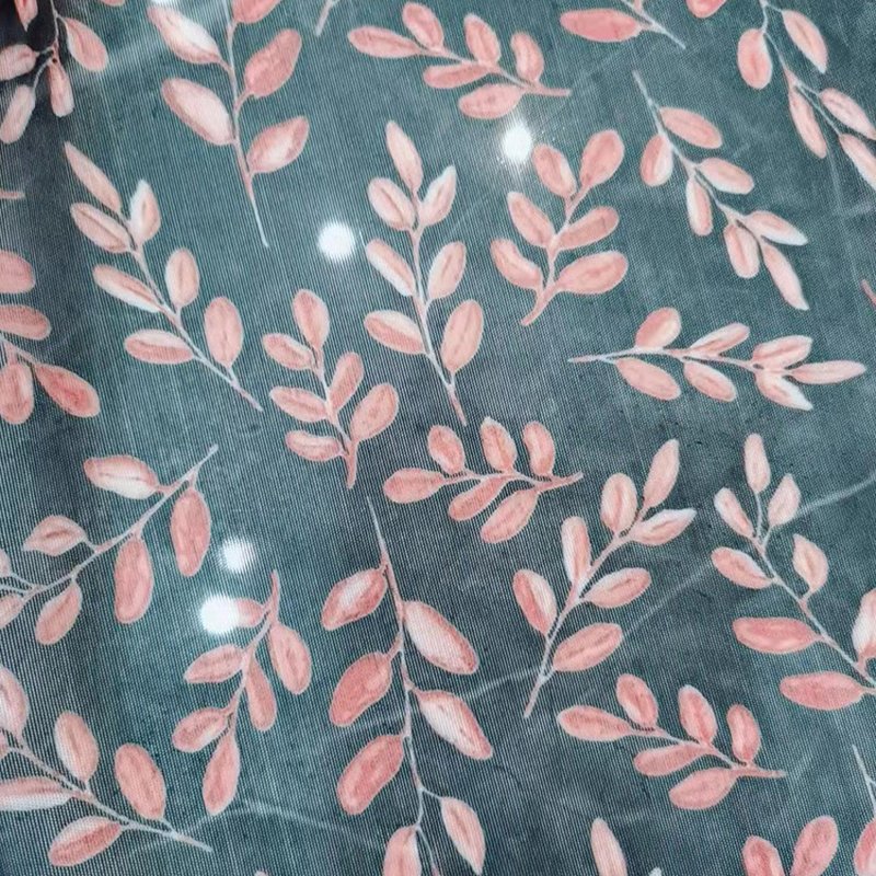 Lace Fabric Printed Nylon Warp Knit for Women's Wear Wholesale Supplie 3