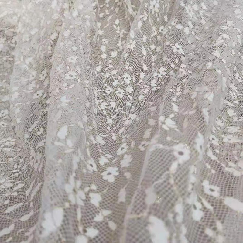 Lace Fabric Dress Women's Nylon Foil for Women's Wear Wholesale Suppli 3