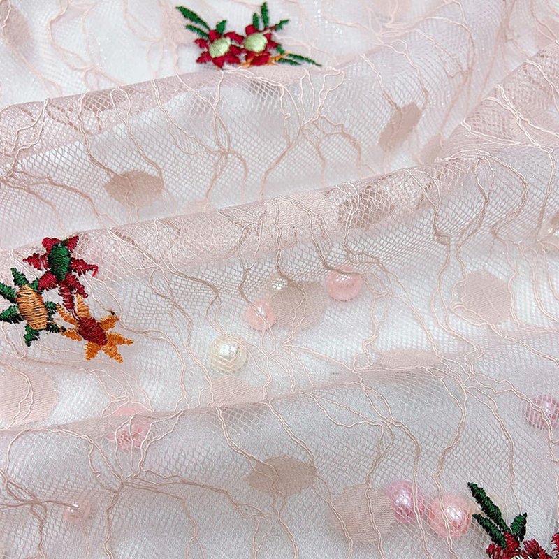 Lace Fabric Dress Nylon for Women's Wear Wholesale Supplier 4