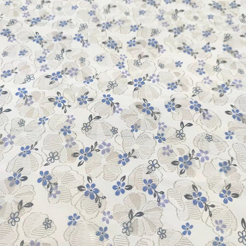 Lace Fabric Printed Women's Nylon Warp Knit for Women's Wear Wholesale