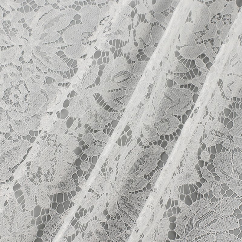 Lace Fabric Dress Lingerie Polyester Warp Knit for Women's Wear Wholes 4