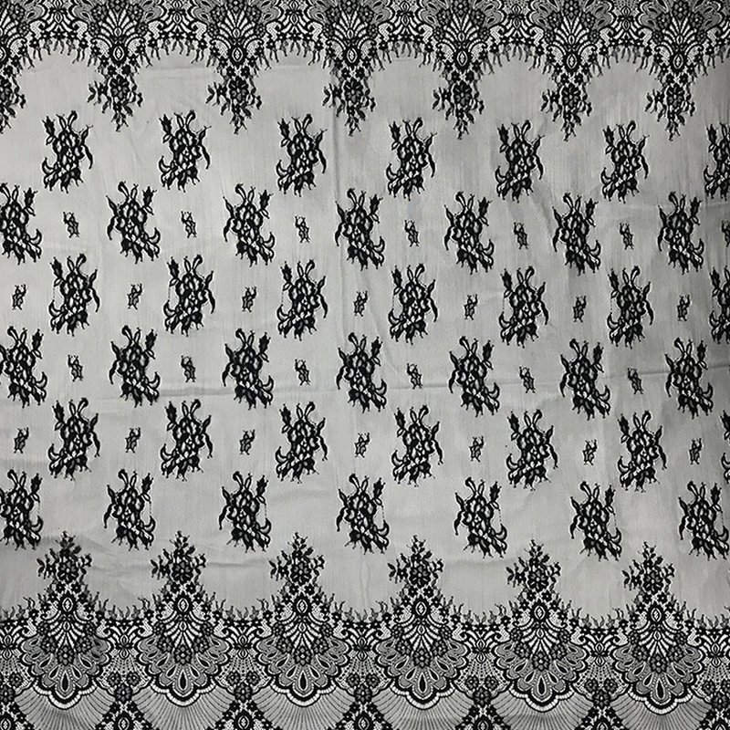 Eyelash Lace Lace Fabric Dress Polyester for Women's Wear Wholesale Su