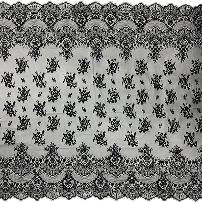 Eyelash Lace Lace Fabric Dress Polyester for Women's Wear Wholesale Su 12