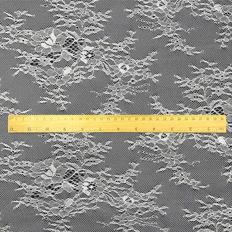 Lace Trim Dress Geometric Nylon Lace Fabric for Women's Wear Wholesale 10