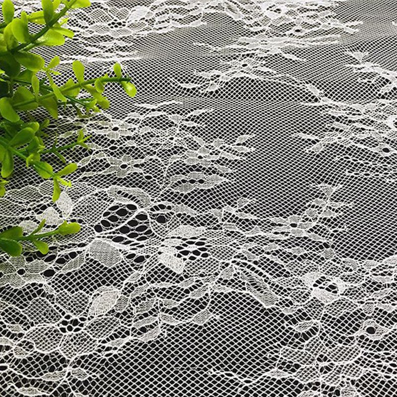 Lace Trim Dress Geometric Nylon Lace Fabric for Women's Wear Wholesale 5
