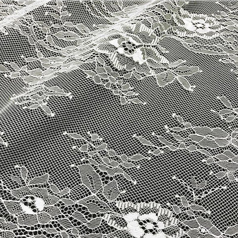 Lace Trim Dress Eyelash Nylon Lace Fabric for Women's Wear Wholesale S 4