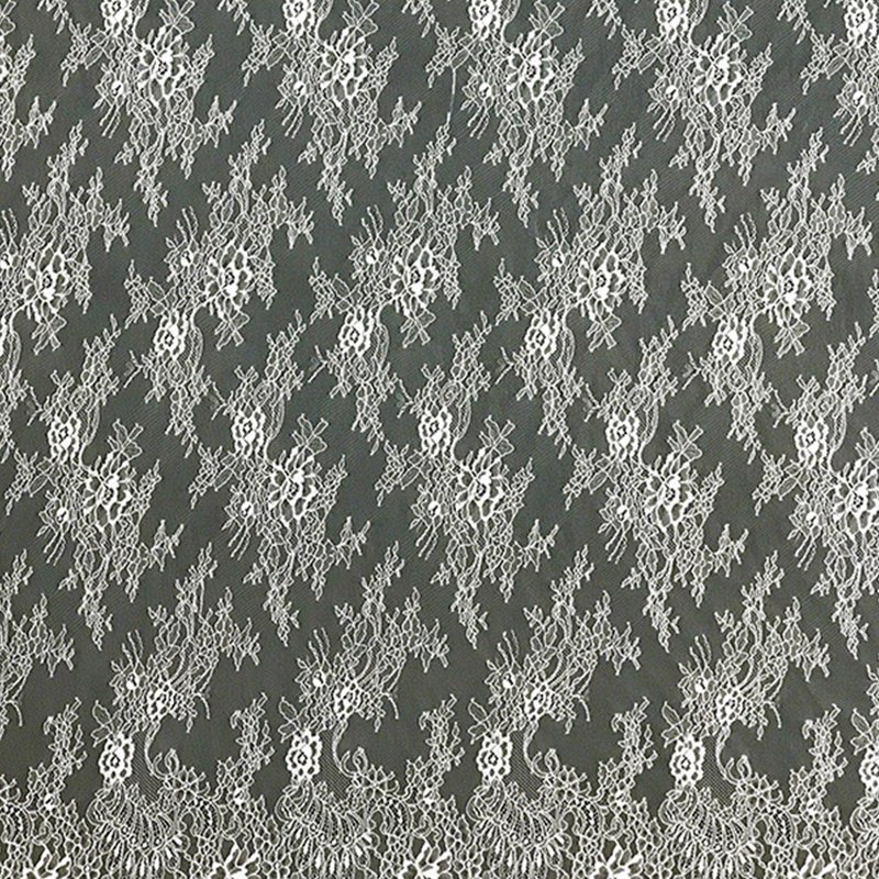 Lace Fabric Nylon Thread Floral Nylon for Bridal Wholesale Supplier