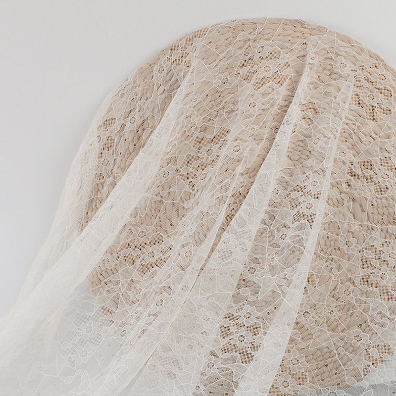 Lace Trim Eyelash Lace Lace Fabric Nylon for Bridal Wholesale Supplier 6