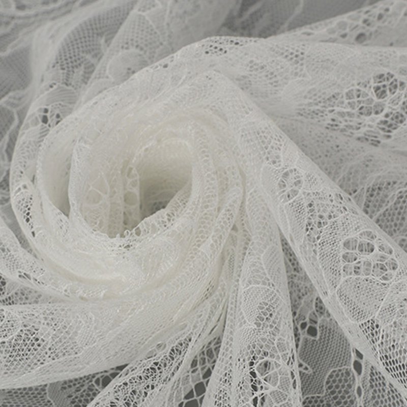 Bedding Lace Fabric Floral Polyester for Lingerie Wholesale Supplier