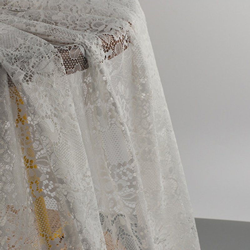 Lace Fabric Embroidered Fabric Dress Polyester for Women's Wear Wholes 7