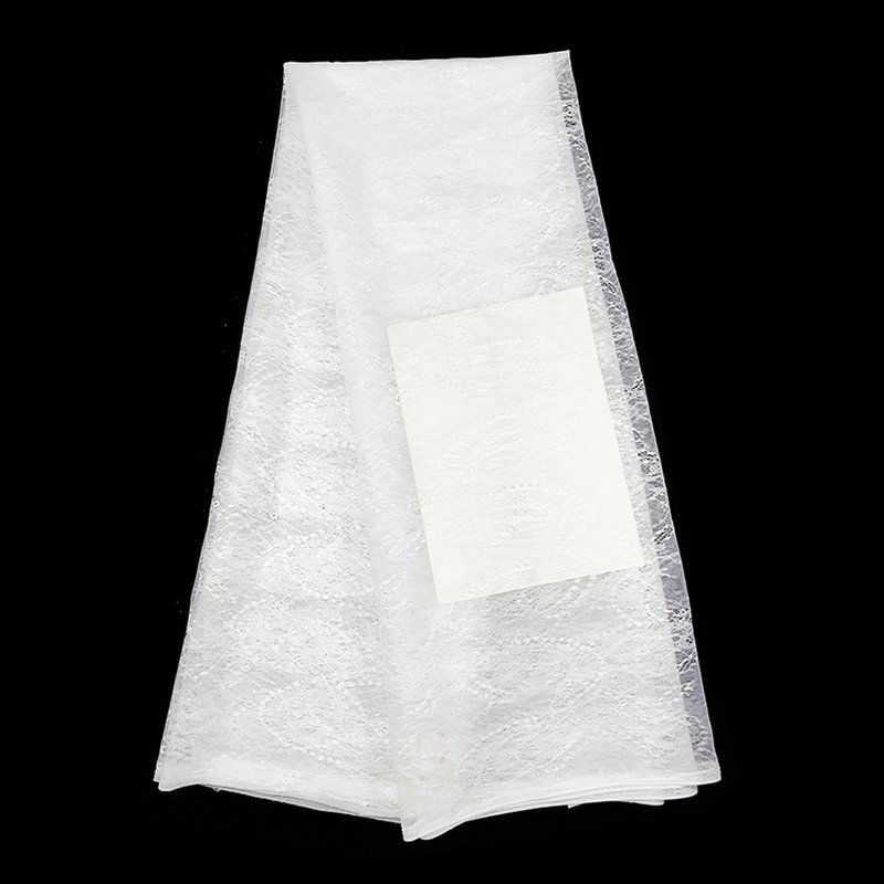 Dress Geometric Cutwork Polyester Lace Fabric for Women's Wear Wholesa 10