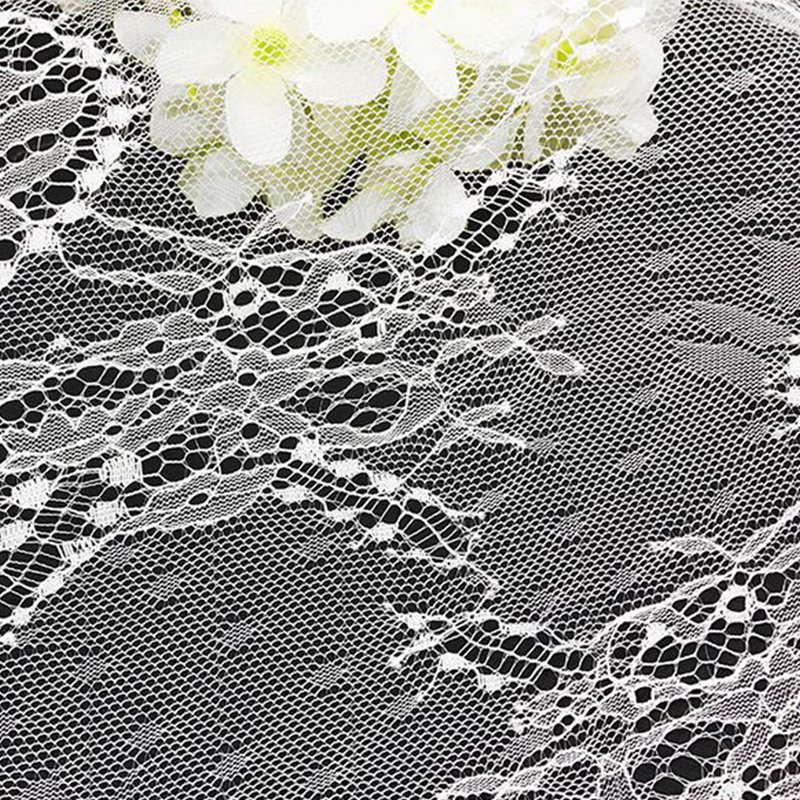Dress Geometric Cutwork Polyester Lace Fabric for Women's Wear Wholesa 6