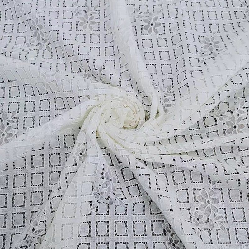 Lace Fabric Women's Kids Nylon Warp Knit for Women's Wear Wholesale Su