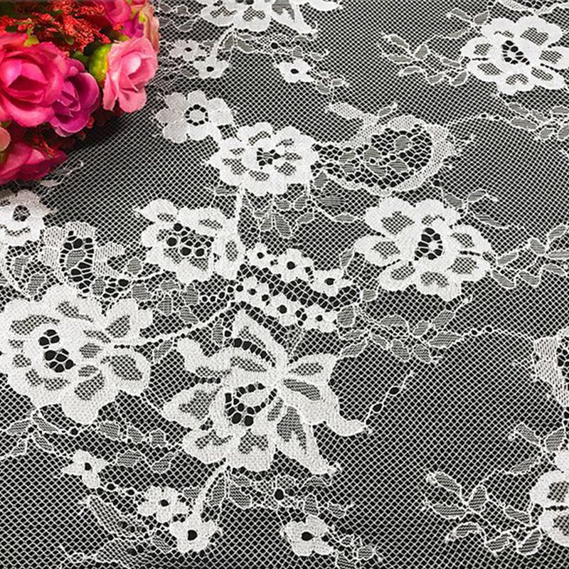 Dress Wave Cutwork Nylon Lace Fabric for Women's Wear Wholesale Suppli 7