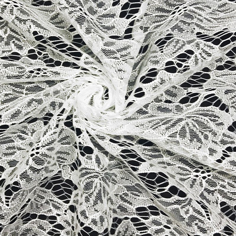 Lace Trim Dress Wave Nylon Lace Fabric for Women's Wear Wholesale Supp