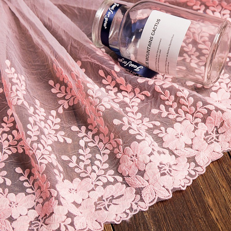 Lace Fabric Milk Silk Water Soluble Polyester for Women's Wear Wholesa