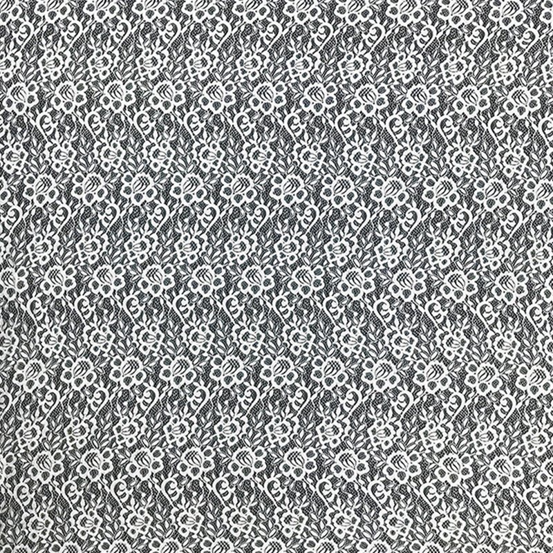 Lace Trim Eyelash Cutwork Polyester Lace Fabric for Apparel Wholesale