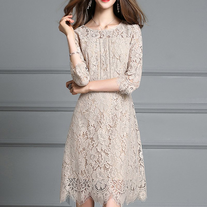 Lace Trim Eyelash Cutwork Polyester Lace Fabric for Apparel Wholesale