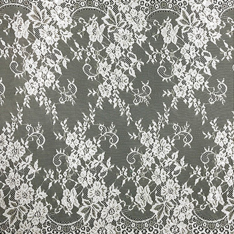 Lace Trim Eyelash Cutwork Nylon Lace Fabric for Apparel Wholesale Supp