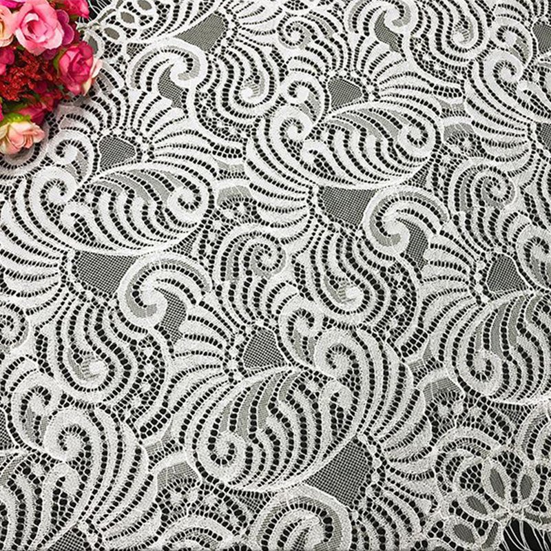 Lace Trim Wave Eyelash Nylon Lace Fabric for Bag Wholesale Supplier 4